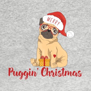 Merry Pugs Christmas, Christmas Shirt, Funny Xmas Tee T-Shirt